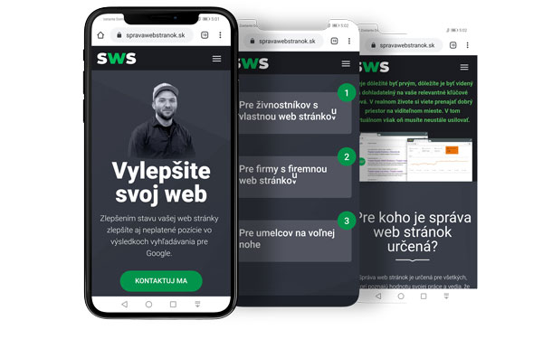 web stránka spravawebstranok.sk